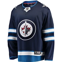 Maillot domicile Breakaway bleu des Jets de Winnipeg pour hommes (Fanatics)