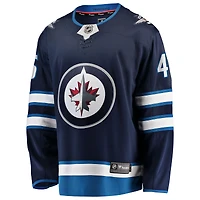 Men's Fanatics Cole Koepke Navy Winnipeg Jets Home Breakaway Jersey