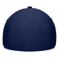 Men's Fanatics Gray/Navy Winnipeg Jets Fundamental Top Shelf 2-Tone Flex Hat