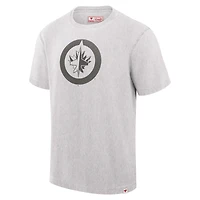 T-shirt gris pour hommes Fanatics Winnipeg Jets fabriqué au Canada