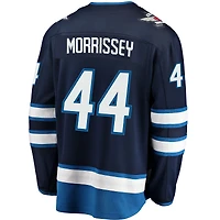Men's Fanatics Josh Morrissey Navy Winnipeg Jets Breakaway - Jersey