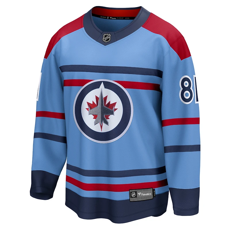 Men's Fanatics Kyle Connor Light Blue Winnipeg Jets Alternate Breakaway Jersey