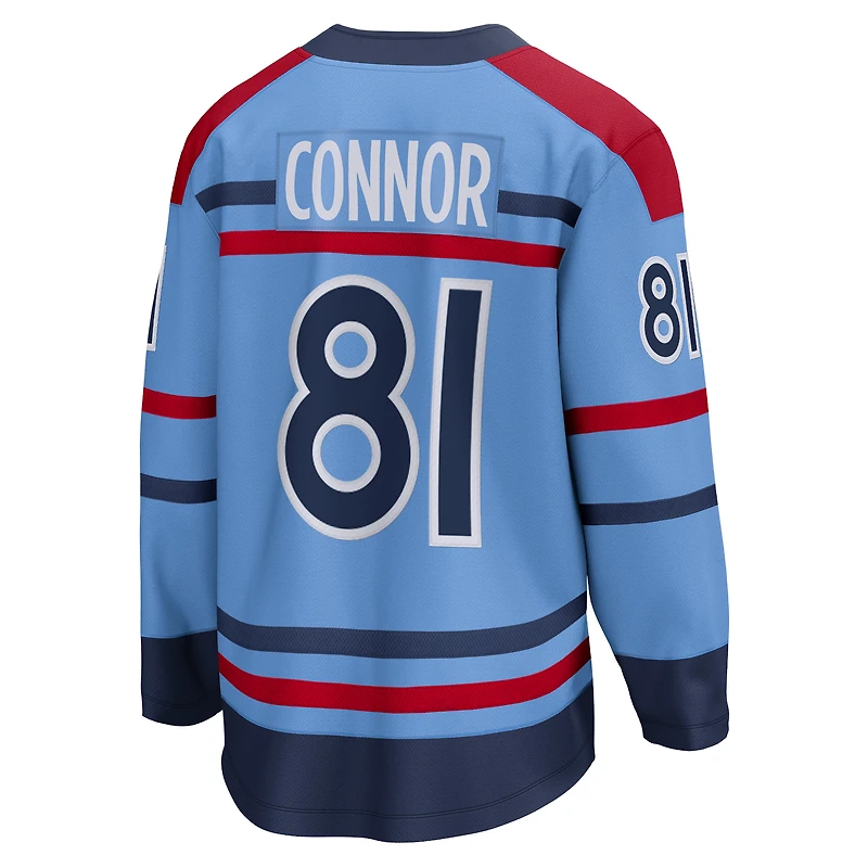 Men's Fanatics Kyle Connor Light Blue Winnipeg Jets Alternate Breakaway Jersey