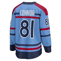 Men's Fanatics Kyle Connor Light Blue Winnipeg Jets Alternate Breakaway Jersey