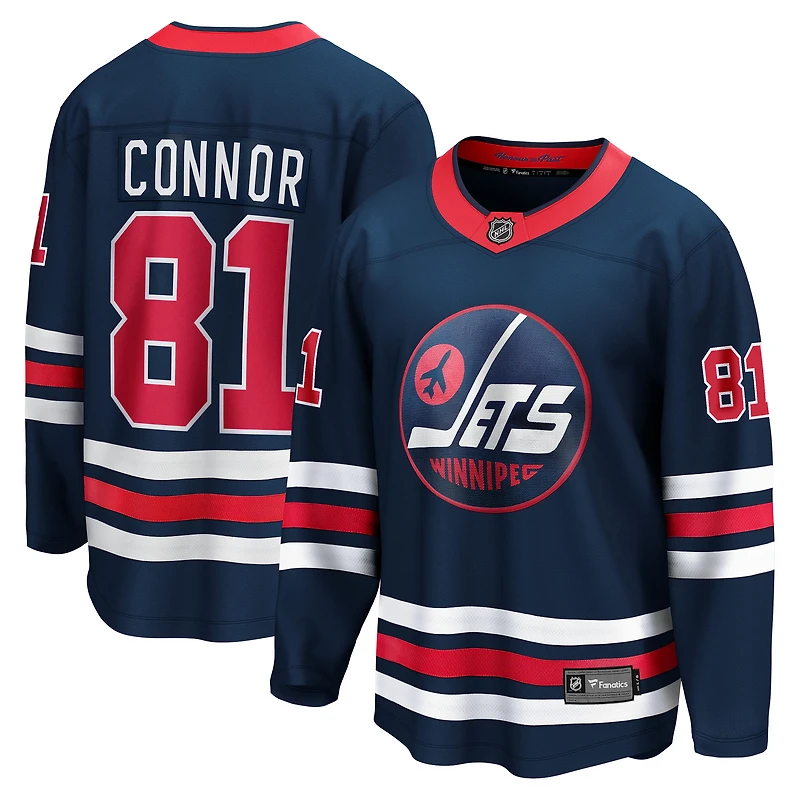 Men's Fanatics Kyle Connor Navy Winnipeg Jets Alternate Breakaway Jersey