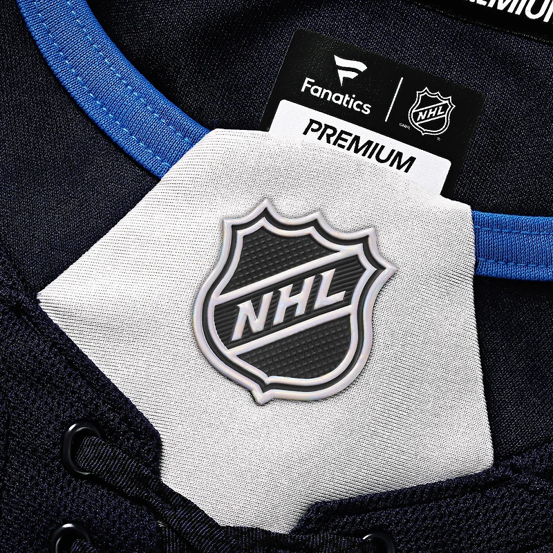 Maillot de joueur à domicile Premium bleu marine Kyle Connor Winnipeg Jets pour hommes Fanatics