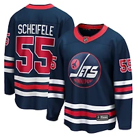 Men's Fanatics Mark Scheifele Navy Winnipeg Jets Alternate Breakaway Jersey