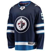 Fanatiques pour hommes de marque Mark Scheifele Navy Winnipeg Jets Breakaway - Maillot joueur