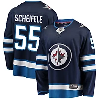 Men's Fanatics Mark Scheifele Navy Winnipeg Jets Home Breakaway Jersey