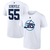 T-shirt Fanatics Mark Scheifele blanc Winnipeg Jets Édition Spéciale 2.0 - Nom et numéro