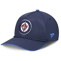 Casquette ajustable Fanatics Navy Winnipeg Jets 2026 NHL Draft Rope pour homme