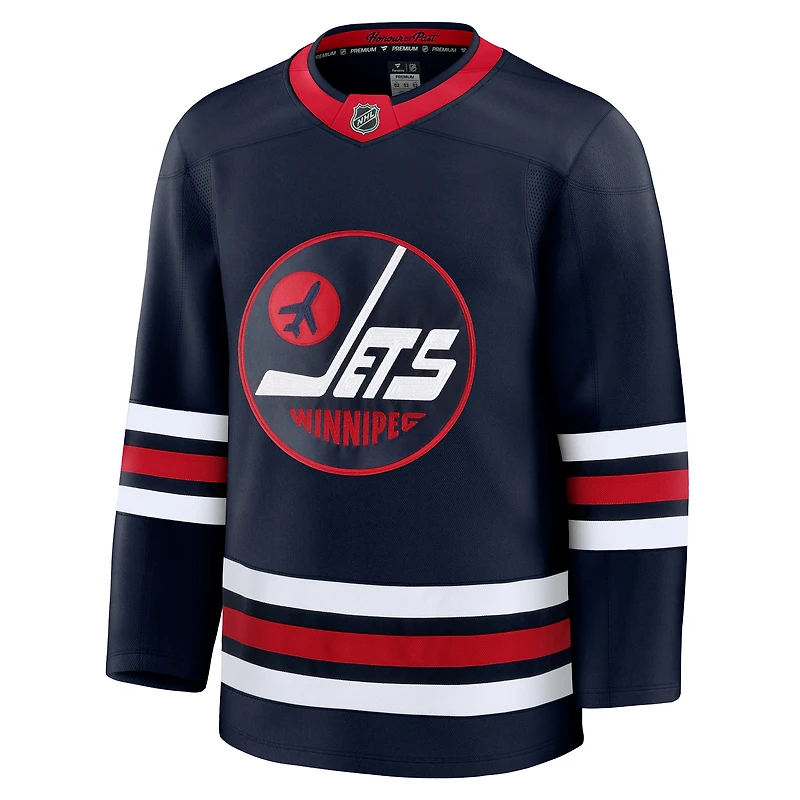 Men's Fanatics Navy Winnipeg Jets Alternate Premium Jersey