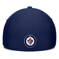Men's Fanatics Navy Winnipeg Jets Authentic Pro Rink Flex Hat
