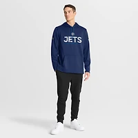Men's Fanatics Navy Winnipeg Jets Authentic Pro Rink Hoodie