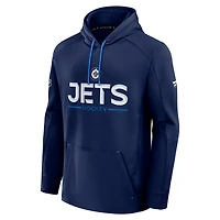 Men's Fanatics Navy Winnipeg Jets Authentic Pro Rink Hoodie