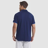 Men's Fanatics Navy Winnipeg Jets Authentic Pro Rink Raglan Polo