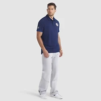 Polo raglan authentique Pro Rink bleu marine Fanatics pour homme des Jets de Winnipeg