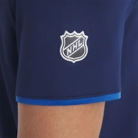 Men's Fanatics Navy Winnipeg Jets Authentic Pro Rink Raglan Polo