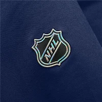 T-shirt à manches longues Fanatics bleu marine authentique des Jets de Winnipeg pour homme