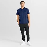 Men's Fanatics Navy Winnipeg Jets Authentic Pro Road Short Sleeve Hoodie