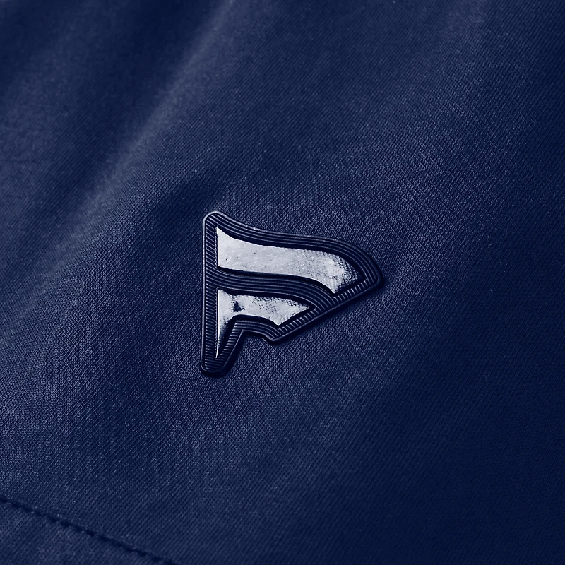 Men's Fanatics Navy Winnipeg Jets Authentic Pro Road Short Sleeve Hoodie