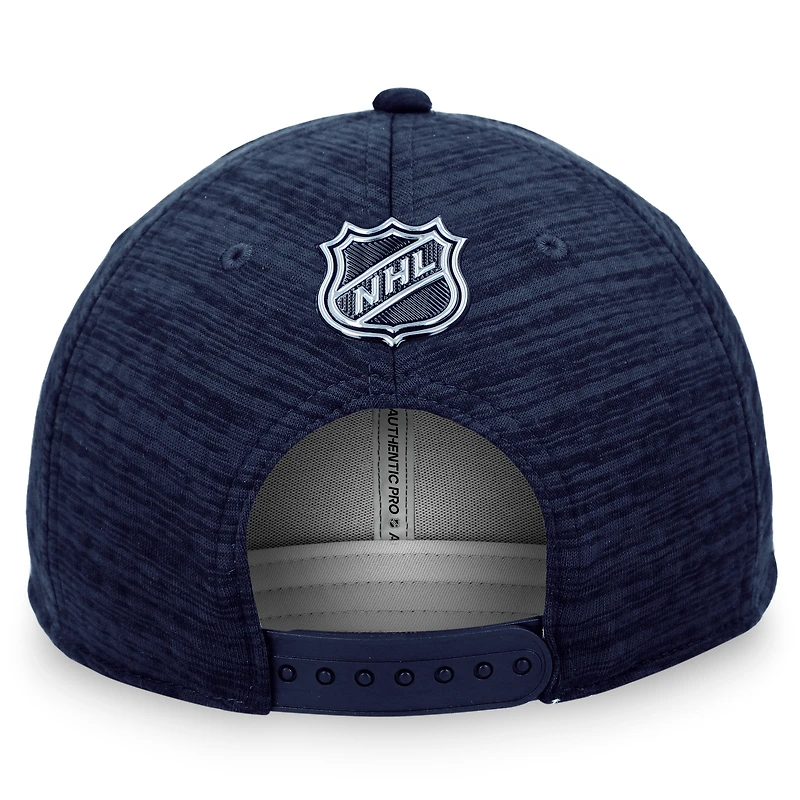 Men's Fanatics Navy Winnipeg Jets Authentic Pro Road - Snapback Hat