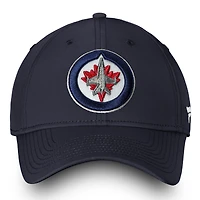 Men's Fanatics Navy Winnipeg Jets Core Elevated Speed Flex Hat
