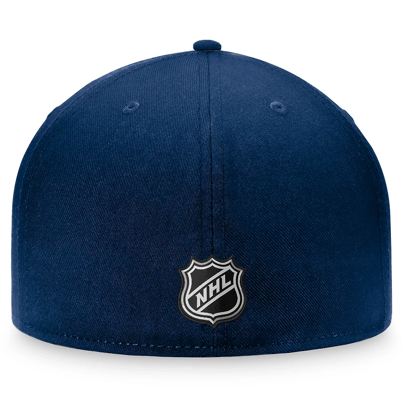 Casquette ajustée avec logo principal Fanatics Navy Winnipeg Jets Core pour hommes