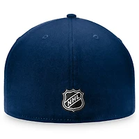 Casquette ajustée avec logo principal Fanatics Navy Winnipeg Jets Core pour hommes