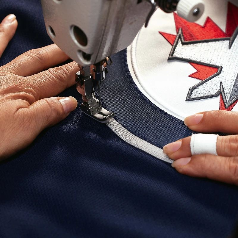 Men's Fanatics Navy Winnipeg Jets Home Authentic Pro Custom Jersey