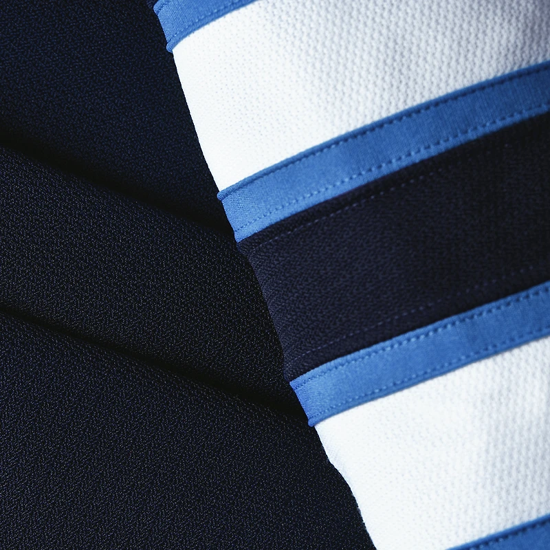 Maillot personnalisé authentique à domicile des Winnipeg Jets de la marque Fanatics pour homme, bleu marine