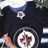 Men's Fanatics Navy Winnipeg Jets Home Authentic Pro Jersey