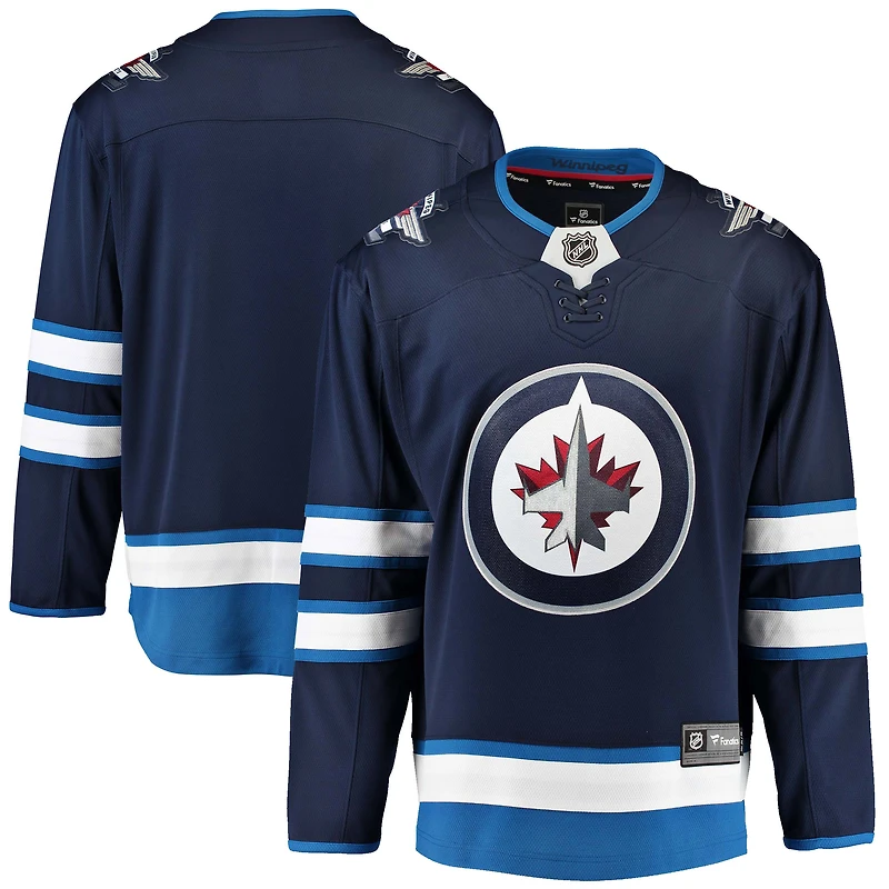 Men's Fanatics Navy Winnipeg Jets Home  Breakaway Jersey