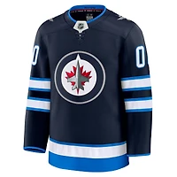 Maillot personnalisé haut de gamme pour homme Fanatics Navy Winnipeg Jets Home