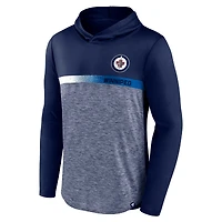 Men's Fanatics Navy Winnipeg Jets Podium - Pullover Hoodie