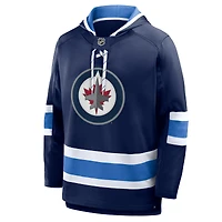 Men's Fanatics Navy Winnipeg Jets Prime Time Fleece Hoodie