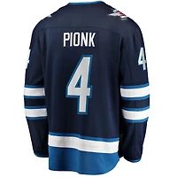 Fanatiques masculins de marque Neal Pionk Navy Winnipeg Jets Home Breakaway - Maillot joueur
