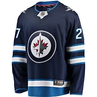 Men's Fanatics Nikolaj Ehlers Navy Winnipeg Jets Breakaway - Jersey