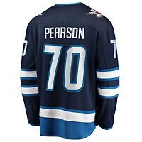 Men's Fanatics Tanner Pearson Navy Winnipeg Jets Home Breakaway Jersey