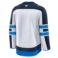 Men's Fanatics White Winnipeg Jets Away Premium Jersey