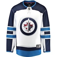 Échappée des Jets de Winnipeg blancs Fanatics pour hommes - Maillot vierge