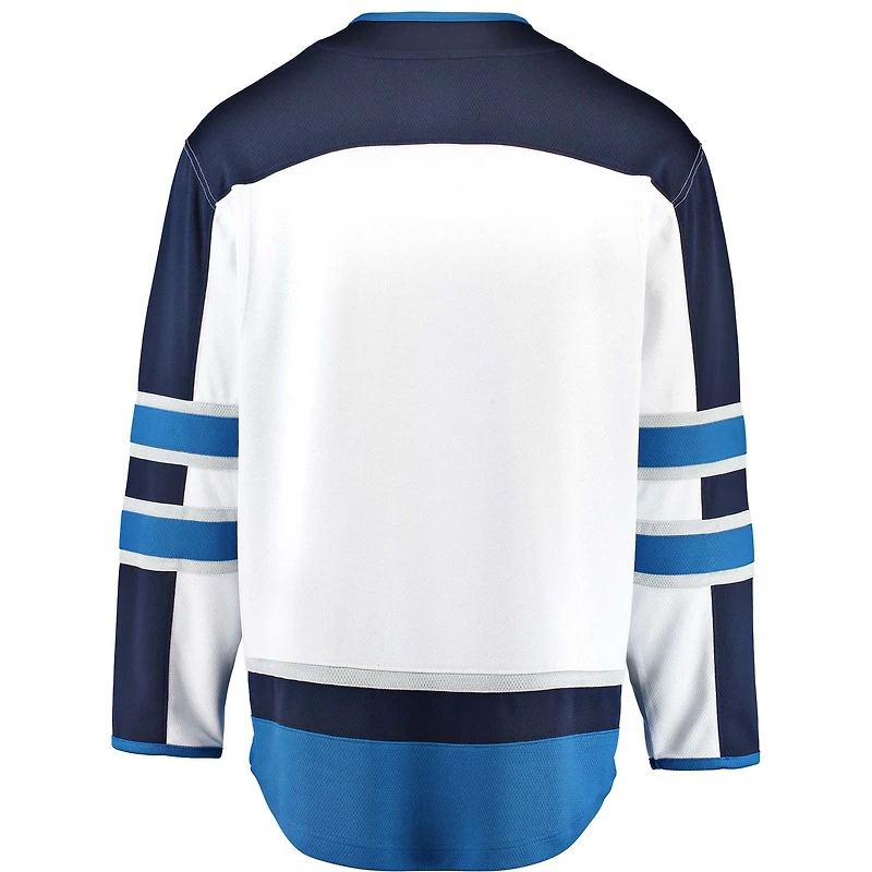 Échappée des Jets de Winnipeg blancs Fanatics pour hommes - Maillot vierge