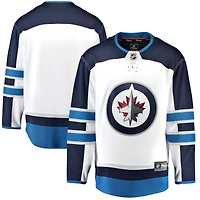 Échappée des Jets de Winnipeg blancs Fanatics pour hommes - Maillot vierge