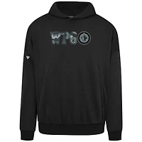 Men's Levelwear  Black Winnipeg Jets Contact Oversized Hoodie