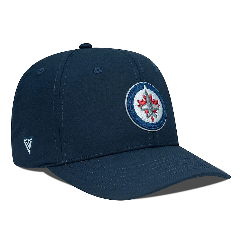 Men's Levelwear Navy Winnipeg Jets Rise Flex Hat