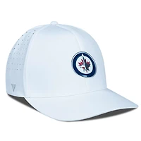 Men's Levelwear White Winnipeg Jets Zeta Insignia Core Flex Hat