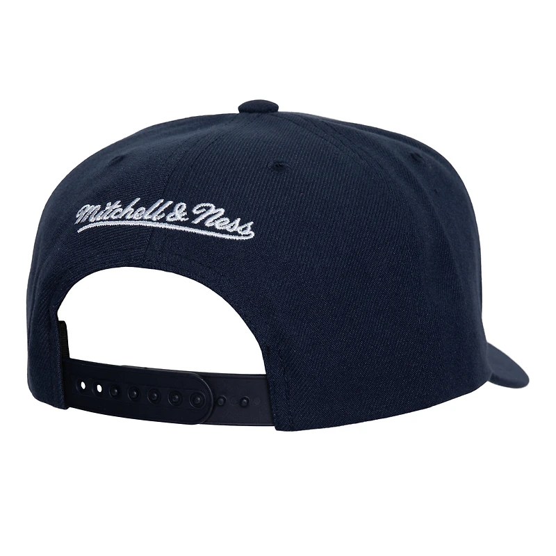 Men's Mitchell & Ness Navy Winnipeg Jets Core Team Ground Pro Adjustable Hat