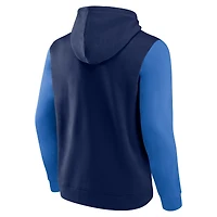 Sweat à capuche en polaire bleu marine pour homme Winnipeg Jets Deliver
