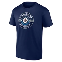 Men's  Navy Winnipeg Jets Native T-Shirt