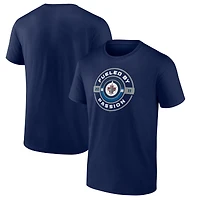 Men's  Navy Winnipeg Jets Native T-Shirt